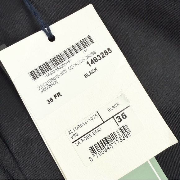 JACQUEMUS La Robe Bari Blazer Dress Black Sz 36FR 4US NWT - Picture 10 of 14